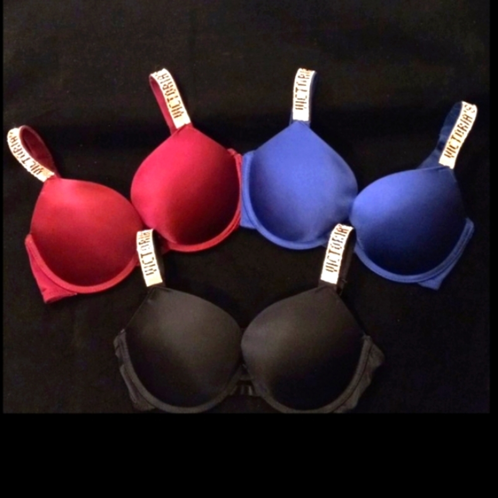 Victoria Secret Shine Strap Bra Bundle 32A